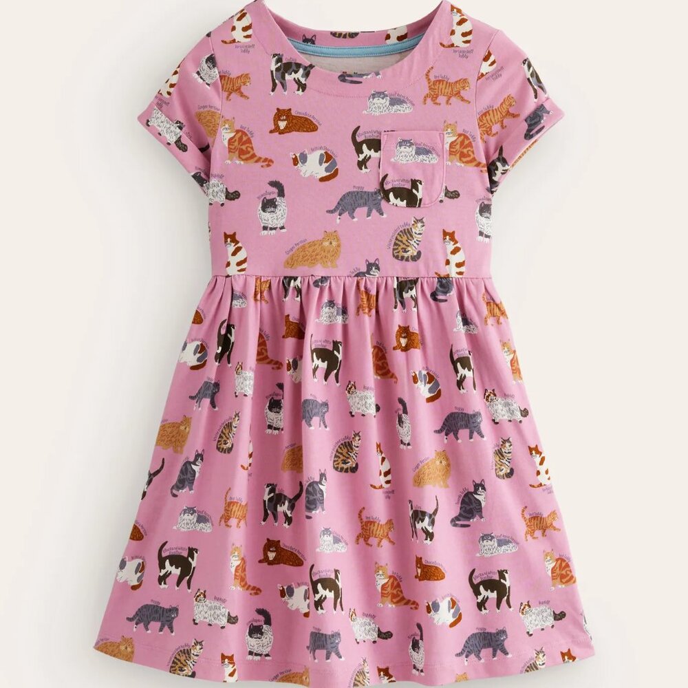 NEW Mini Boden Educational Jersey Dress
